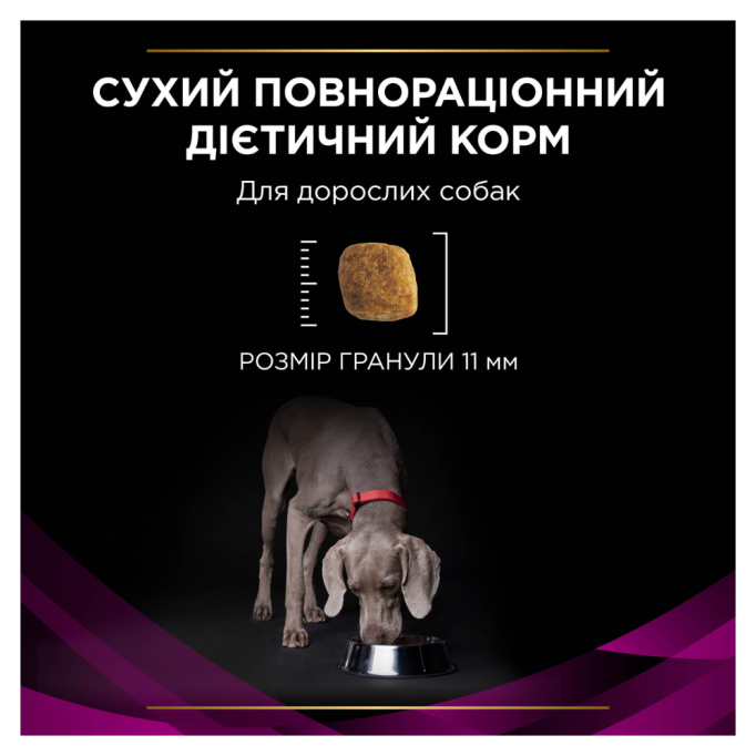 Purina Pro Plan Veterinary Diets UR Urinary Дієтичний сухий корм для дорослих собак при хворобі сечовивідної системи 1,5кг