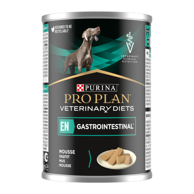 Purina Pro Plan Veterinary Diets EN Gastrointestinal Вологий дієтичний корм для дорослих собак при кишкових розладах (мус) 400г