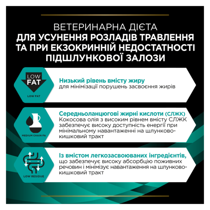 Purina Pro Plan Veterinary Diets EN Gastrointestinal Вологий дієтичний корм для дорослих собак при кишкових розладах (мус) 400г