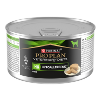 Purina Pro Plan Veterinary Diets HA Hypoallergenic Вологий дієтичний корм для лікування харчової алергії у собак будь-якого віку (мус) 195г