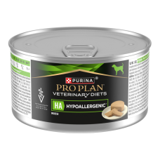 Purina Pro Plan Veterinary Diets HA Hypoallergenic Вологий дієтичний корм для лікування харчової алергії у собак будь-якого віку (мус) 195г