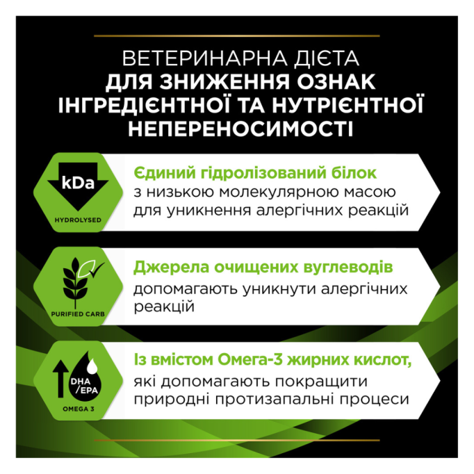 Purina Pro Plan Veterinary Diets HA Hypoallergenic Вологий дієтичний корм для лікування харчової алергії у собак будь-якого віку (мус) 195г