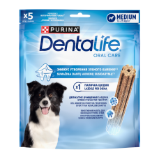 Dentalife Medium Жувальні палички для дорослих собак середніх порід (чистка зубів) 115г