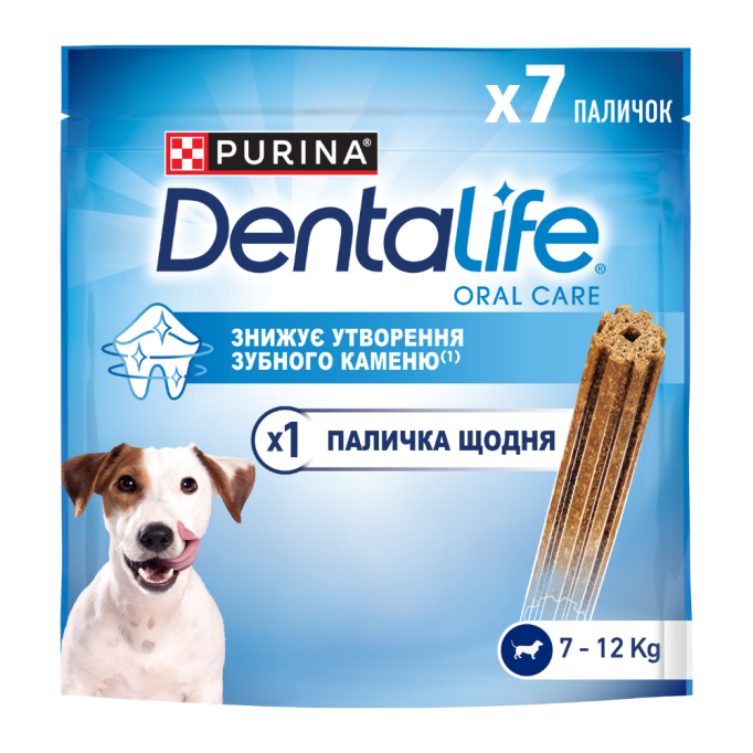 Dentalife Small Жувальні палички для дорослих собак малих порід (чистка зубів) 115г