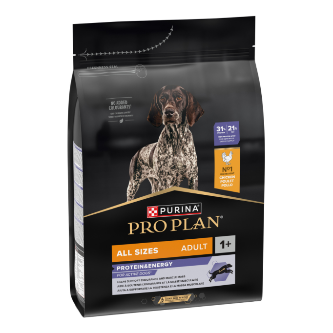 Purina Pro Plan Adult All Sizes Protein & Energy Cухий корм для дорослих собак усіх розмірів з куркою 14кг