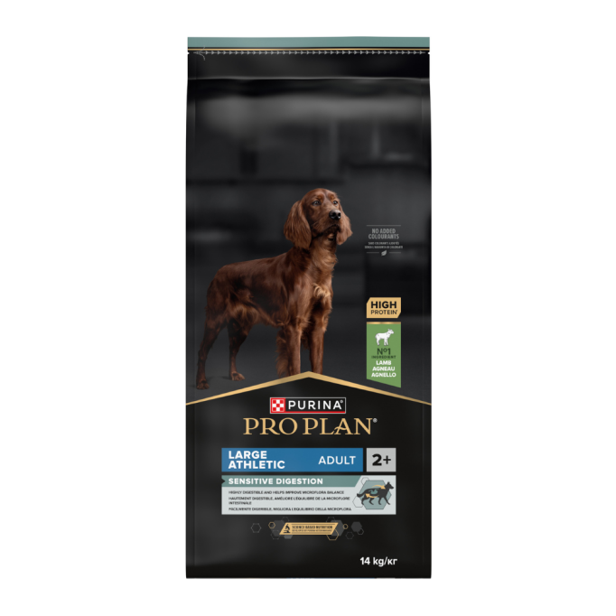 Purina Pro Plan Dog Adult Large Athletic Sensitive Digestion Lamb Сухий корм з ягням для дорослих собак великих порід атлетичної статури із чутливим травленням 14кг