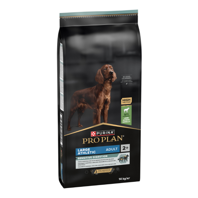 Purina Pro Plan Dog Adult Large Athletic Sensitive Digestion Lamb Сухий корм з ягням для дорослих собак великих порід атлетичної статури із чутливим травленням 14кг