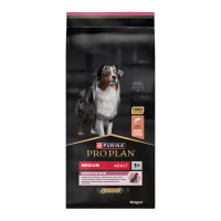 Purina Pro Plan Medium Adult Sensitive Skin Salmon Сухий корм з лососем для дорослих собак середніх порід із чутливою шкірою 14кг