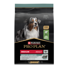 Purina Pro Plan Dog Adult Medium Sensitive Digestion Lamb Сухий корм з ягням для дорослих собак середніх порід із чутливим травленням 3кг