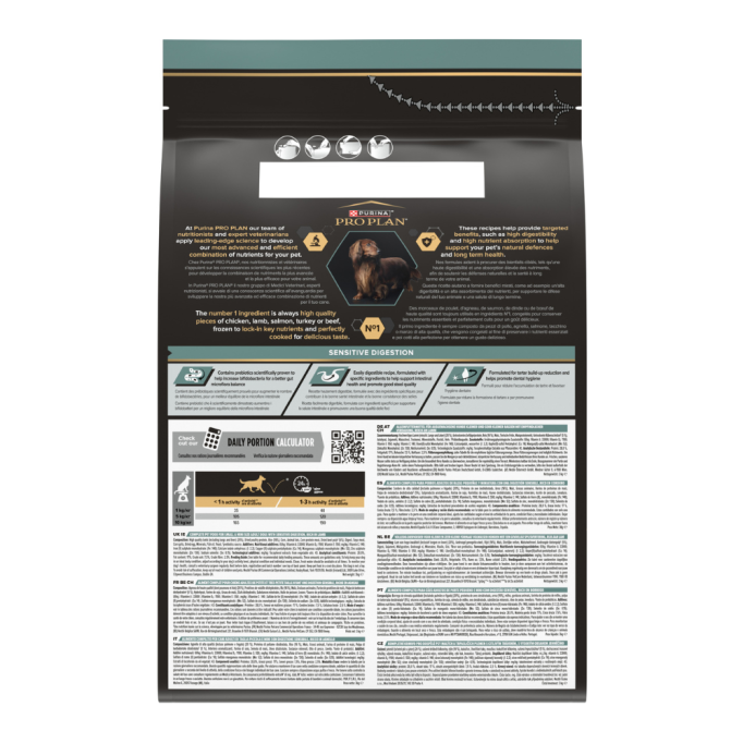 Purina Pro Plan Dog Adult Small & Mini Sensitive Digestion Lamb Сухий корм із ягням для дорослих собак малих порід із чутливим травленням 3кг