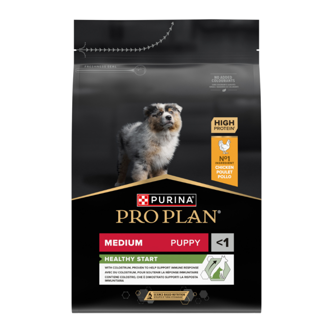 Purina Pro Plan Puppy Medium Healthy Start Сухий корм з куркою для цуценят середніх порід 12кг