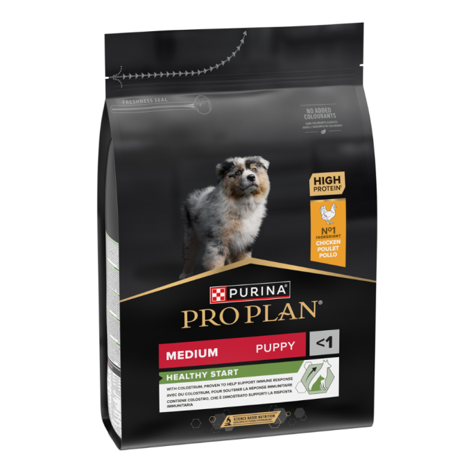 Purina Pro Plan Puppy Medium Healthy Start Сухий корм з куркою для цуценят середніх порід 12кг