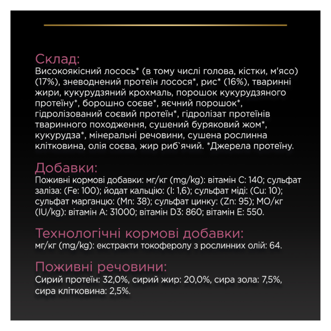 Purina Pro Plan Puppy Medium Sensitive Skin OptiDerma Salmon Сухий корм з лососем для цуценят середніх порід із чутливою шкірою 12кг