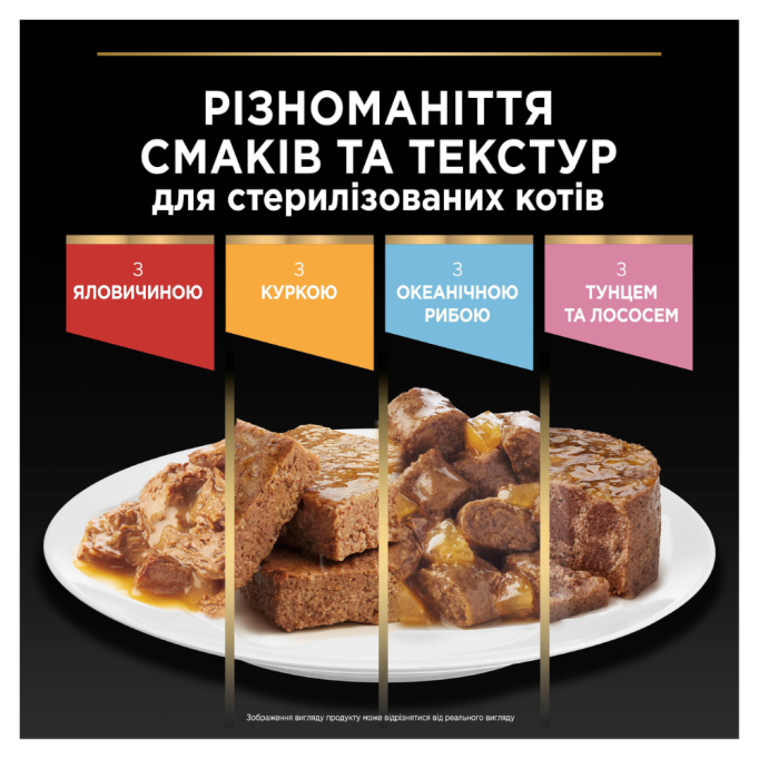 Purina Pro Plan Sterilised Adult Chicken Шматочки з куркою для дорослих стерилізованих котів (в соусі) 85г 26шт