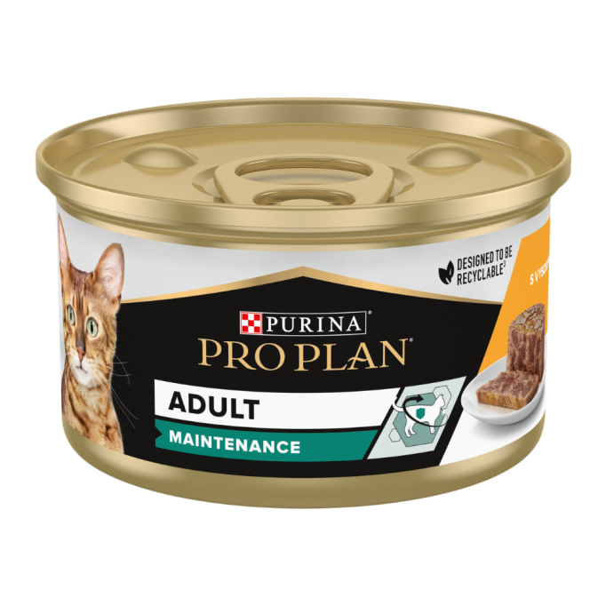 Purina Pro Plan Adult Шматочки з куркою для дорослих котів (паштет) 85г 24шт