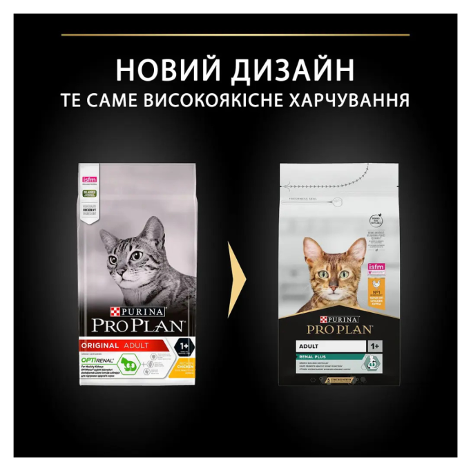 Purina Pro Plan Adult Renal Plus Сухий корм з куркою для дорослих котів 14кг