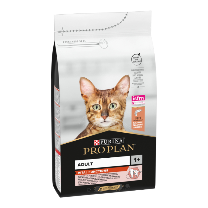 Purina Pro Plan Adult Vital Functions Сухий корм з лососем для дорослих котів 1,5кг