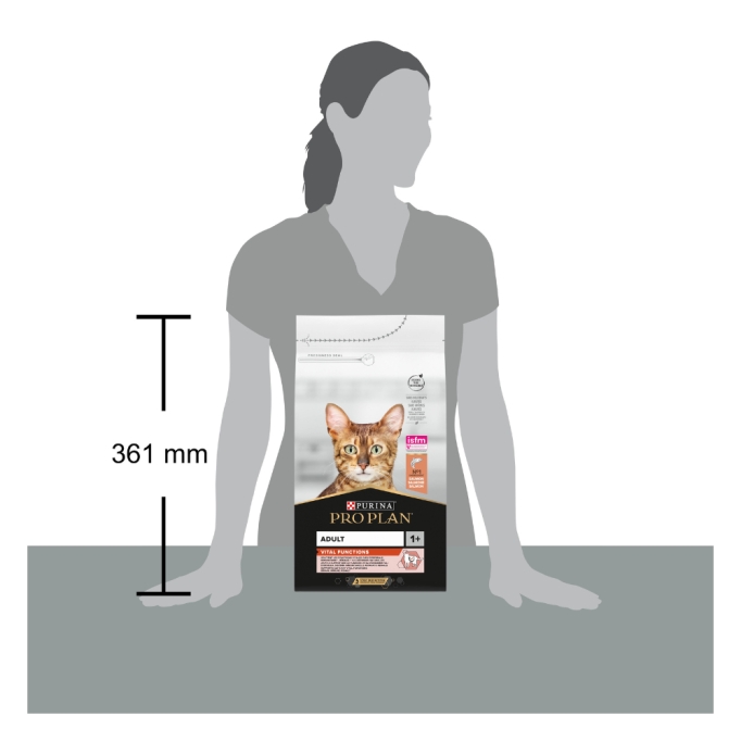 Purina Pro Plan Adult Vital Functions Сухий корм з лососем для дорослих котів 1,5кг