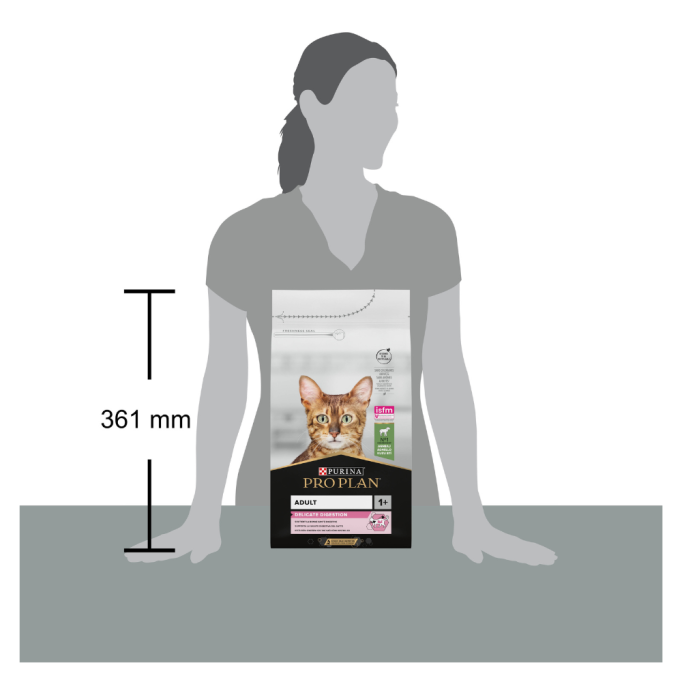 Purina Pro Plan Cat Adult Delicate Digestion Lamb Сухий корм з ягням для дорослих котів з чутливим травленням та вибагливих до їжі 1,5кг