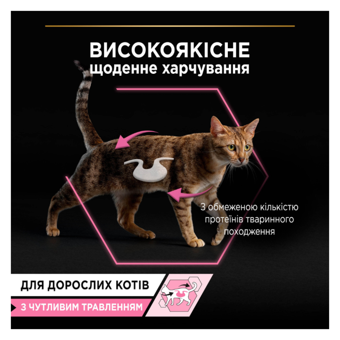 Purina Pro Plan Delicate Вологий корм з індичкою для дорослих котів з чутливим травленням (мус) 85г 24шт