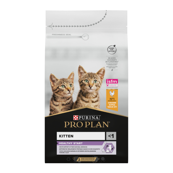 Purina Pro Plan Kitten Healthy Start Chicken Сухий корм з куркою для кошенят, вагітних і годуючих кішок 1,5кг