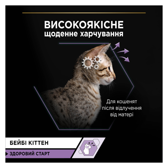 Purina Pro Plan Baby Kitten Healthy Start Вологий корм з куркою для кошенят (мус) 85г 24шт