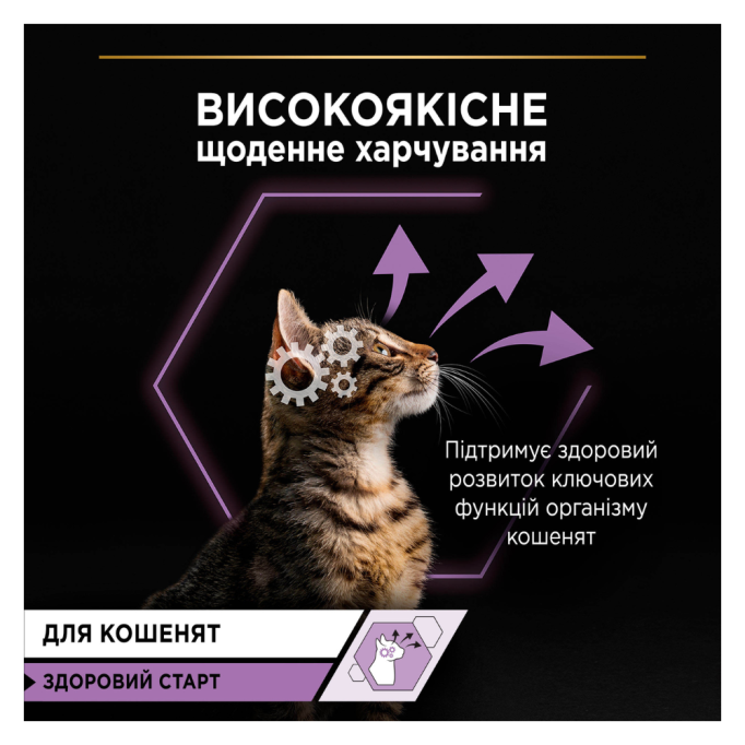 Purina Pro Plan Kitten Healthy Start Вологий корм з куркою для кошенят (мус) 85г 24шт
