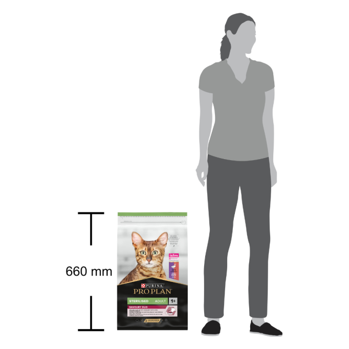 Purina Pro Plan Cat Adult Sterilised Savoury Duo Duck & Liver Сухий корм з качкою та печінкою для дорослих котів після стерилізації 10кг