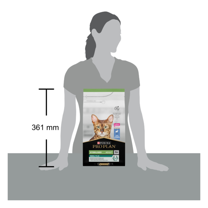 Purina Pro Plan Cat Adult Sterilised Renal Plus Rabbit Сухий корм з кроликом для дорослих котів після стерилізації 1,5кг
