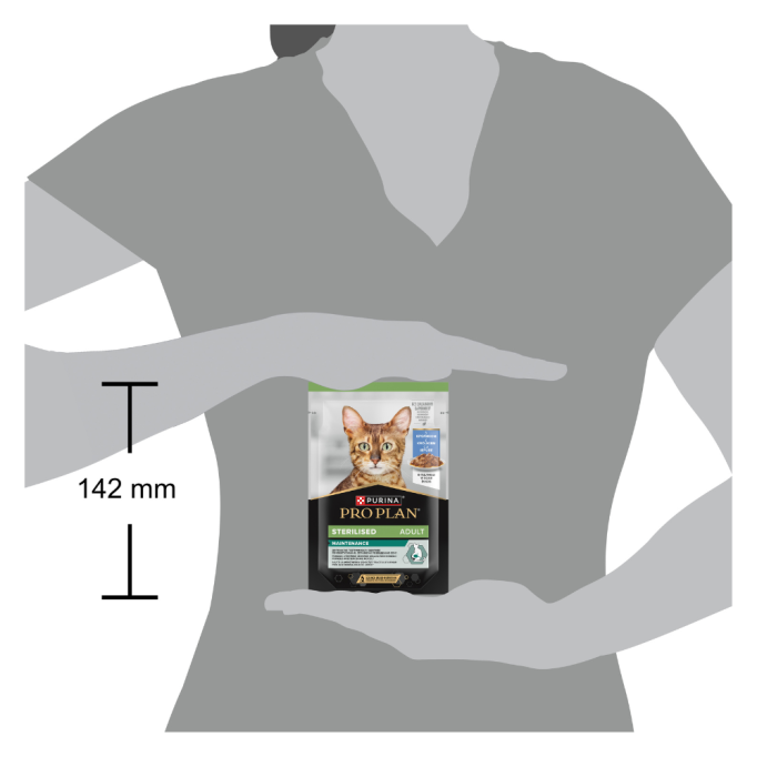 Purina Pro Plan Sterilised Rabbit Шматочки з кроликом для дорослих стерилізованих котів (в соусі) 85г 26шт