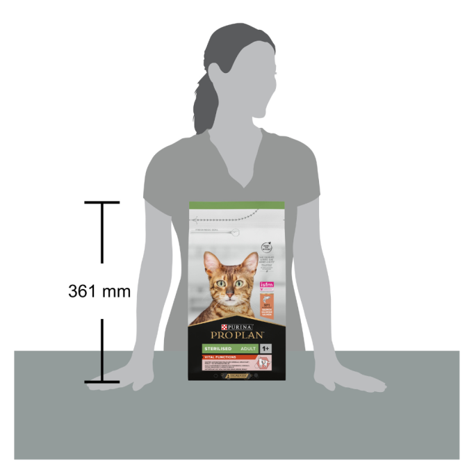 Purina Pro Plan Sterilised Adult Vital Functions Salmon Сухий корм з лососем для дорослих котів після стерилізації 1,5кг