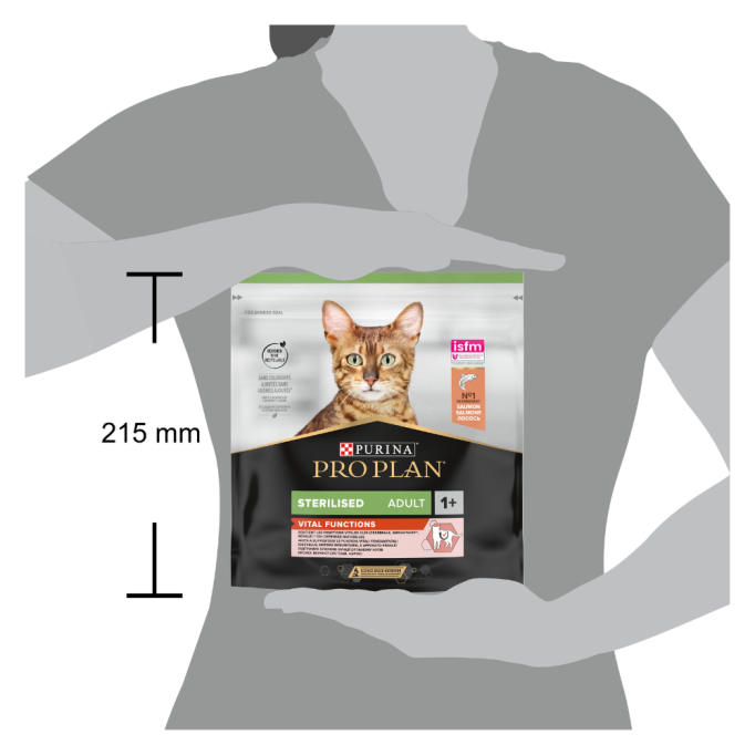 Purina Pro Plan Sterilised Adult Vital Functions Salmon Сухий корм з лососем для дорослих котів після стерилізації 400г