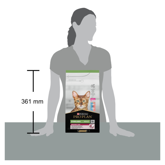 Purina Pro Plan Cat Adult Sterilised Savoury Duo Сod & Тrout Сухий корм з тріскою та фореллю для дорослих котів після стерилізації 1,5кг