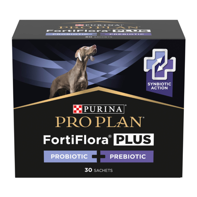 Purina Pro Plan FortiFlora Plus Canine Пробіотик з пребіотиком для собак та цуценят, підтримка мікрофлори ШКТ 2г 30шт