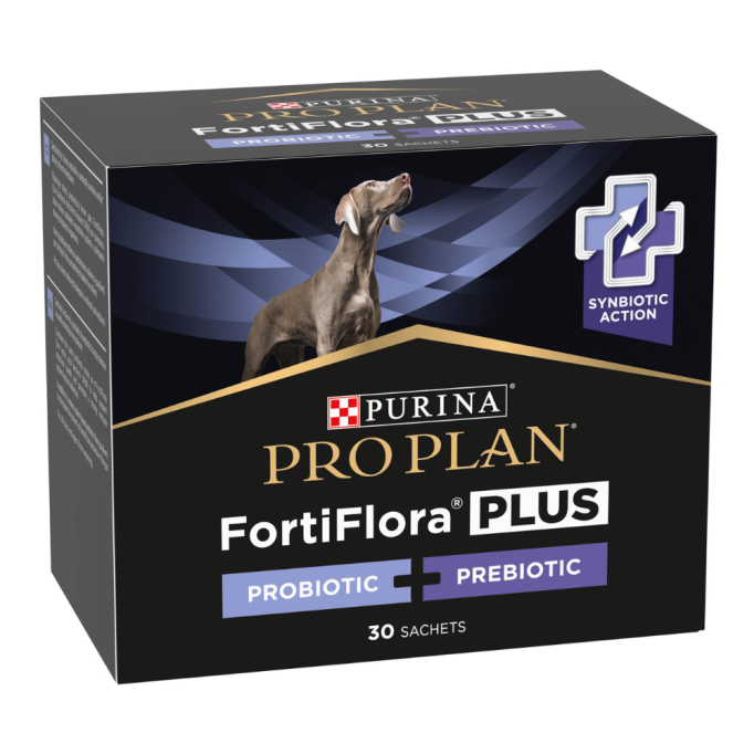 Purina Pro Plan FortiFlora Plus Canine Пробіотик з пребіотиком для собак та цуценят, підтримка мікрофлори ШКТ 2г 30шт