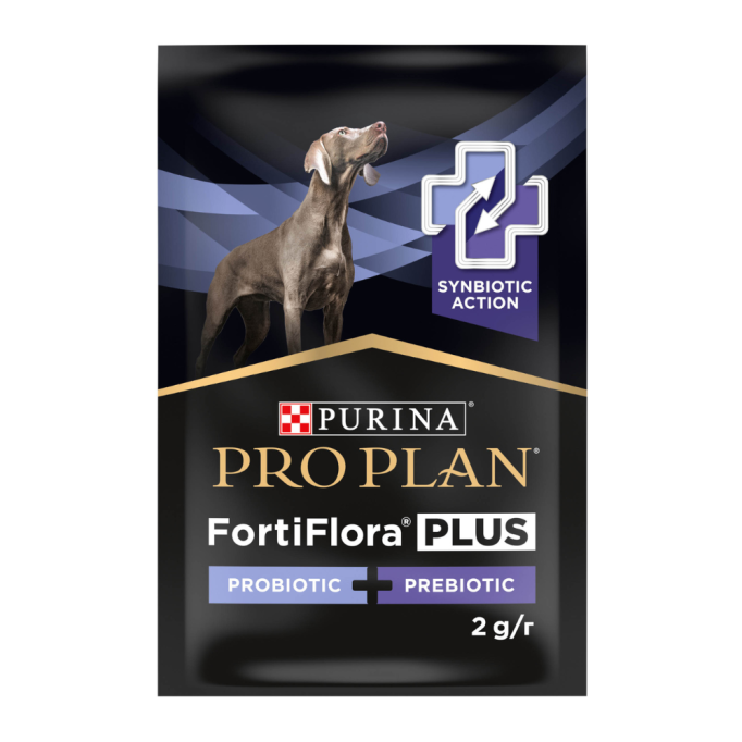 Purina Pro Plan FortiFlora Plus Canine Пробіотик з пребіотиком для собак та цуценят, підтримка мікрофлори ШКТ 2г 30шт