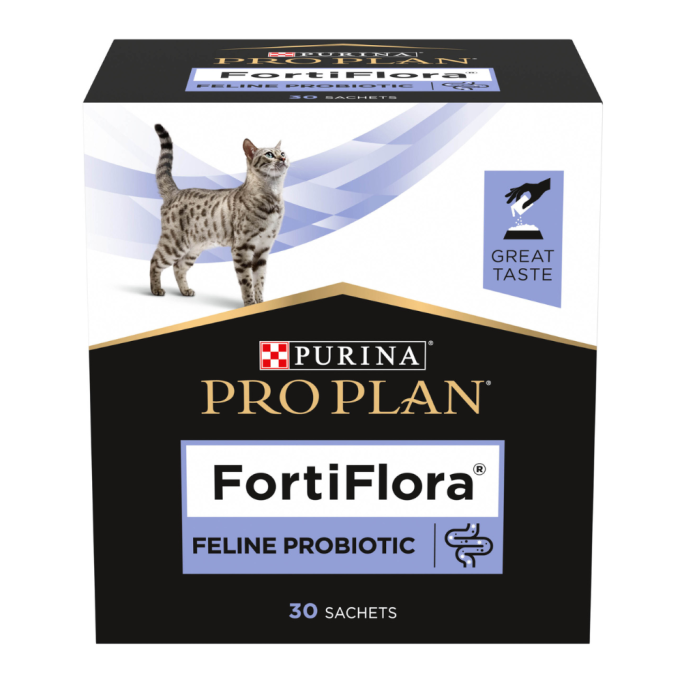Purina Pro Plan FortiFlora Пробіотик для дорослих котів та кошенят, підтримка мікрофлори ШКТ 1г 30шт