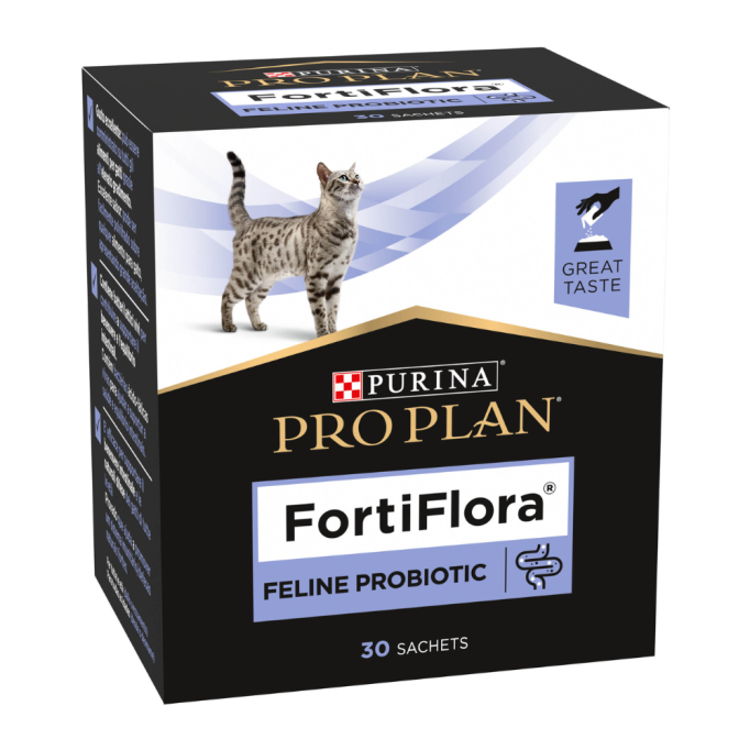 Purina Pro Plan FortiFlora Пробіотик для дорослих котів та кошенят, підтримка мікрофлори ШКТ 1г 30шт