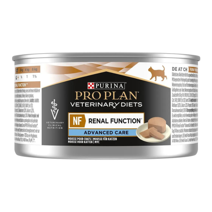 Purina Pro Plan Veterinary Diets NF Renal Function Advanced Care Дієтичний вологий корм для дорослих і зрілих котів з нирковою недостатністю 195г
