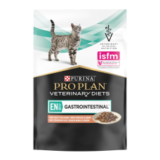 Purina Pro Plan Veterinary Diets EN Gastrointestinal Дієтичний вологий корм з лососем для кошенят та дорослих котів при розладах травлення 85г 10шт