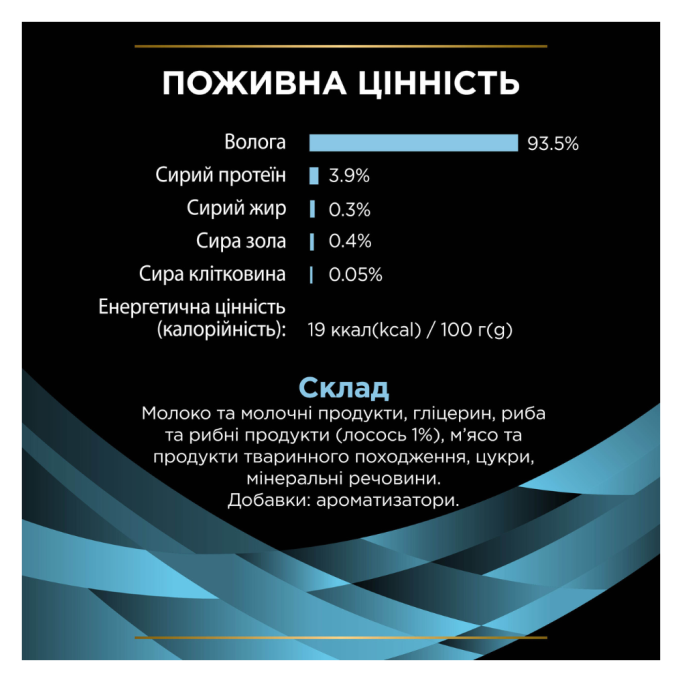 Purina Pro Plan Hydra Care Feline Salmon Вологий додатковий корм зі смаком лосося для дорослих котів для збільшення споживання води 75г 10шт