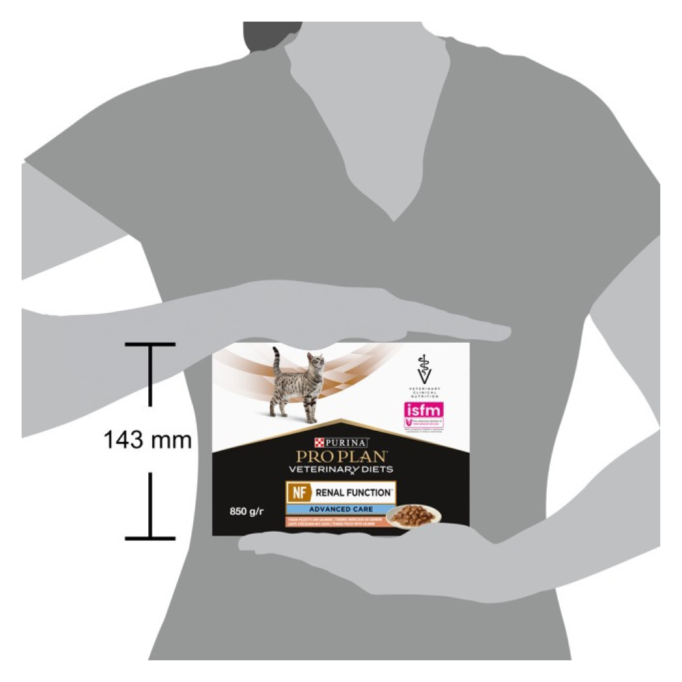 Purina Pro Plan Veterinary Diets NF Renal Function Advance Care Дієтичний вологий корм з лососем для дорослих котів при патології нирок 85г 10шт