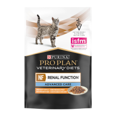 Purina Pro Plan Veterinary Diets NF Renal Function Advance Care Дієтичний вологий корм з куркою для дорослих котів при патології нирок 85г 10шт