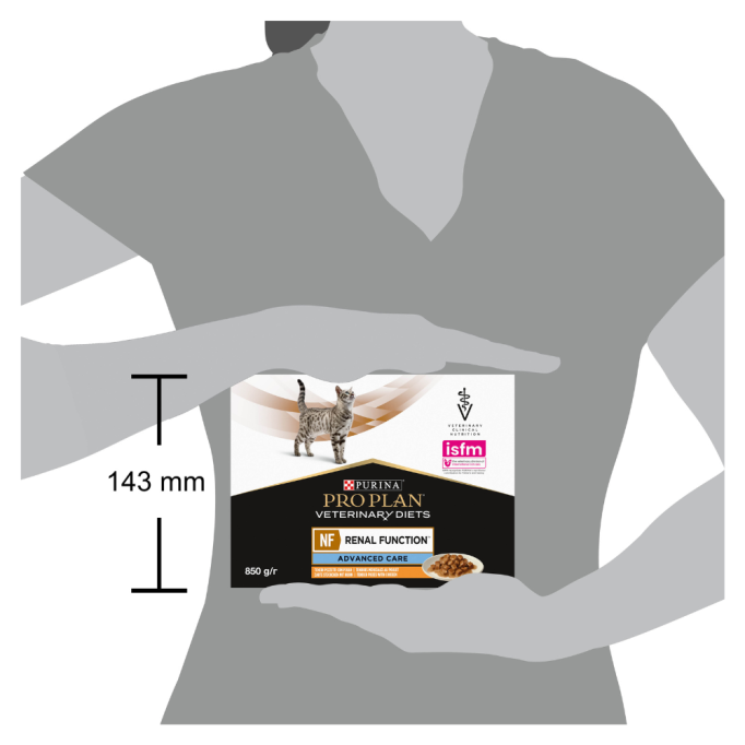 Purina Pro Plan Veterinary Diets NF Renal Function Advance Care Дієтичний вологий корм з куркою для дорослих котів при патології нирок 85г 10шт