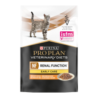 Purina Pro Plan Veterinary Diets NF Renal Function Early Care Дієтичний вологий корм з куркою для дорослих котів при патології нирок на ранніх стадіях 85г 10шт