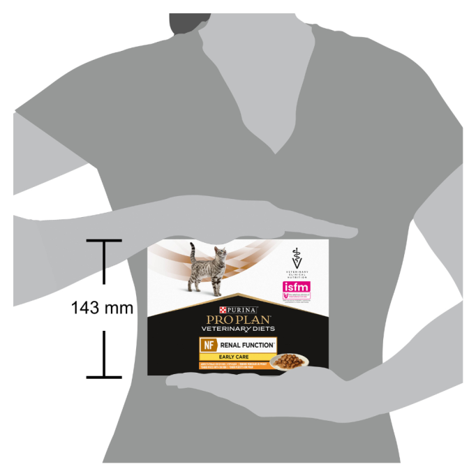 Purina Pro Plan Veterinary Diets NF Renal Function Early Care Дієтичний вологий корм з куркою для дорослих котів при патології нирок на ранніх стадіях 85г 10шт