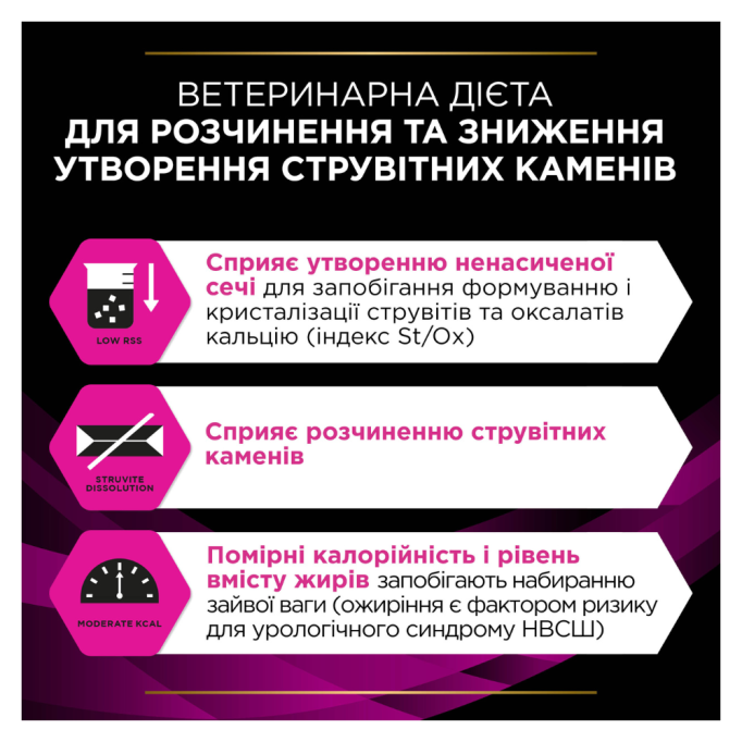 Purina Pro Plan Veterinary Diets UR Urinary Дієтичний вологий корм з куркою для дорослих котів при сечокам'яній хворобі 85г 10шт