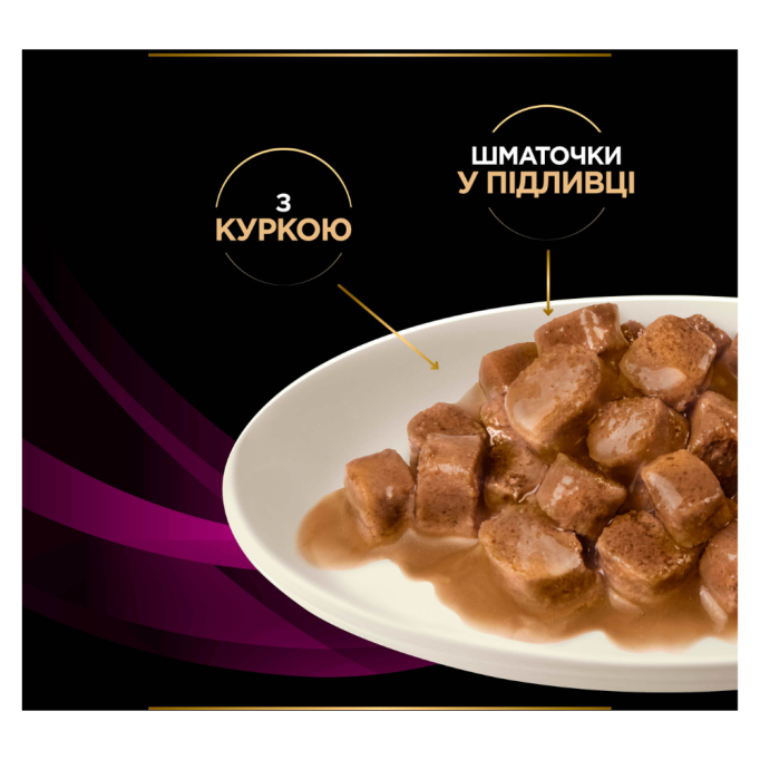Purina Pro Plan Veterinary Diets UR Urinary Дієтичний вологий корм з куркою для дорослих котів при сечокам'яній хворобі 85г 10шт