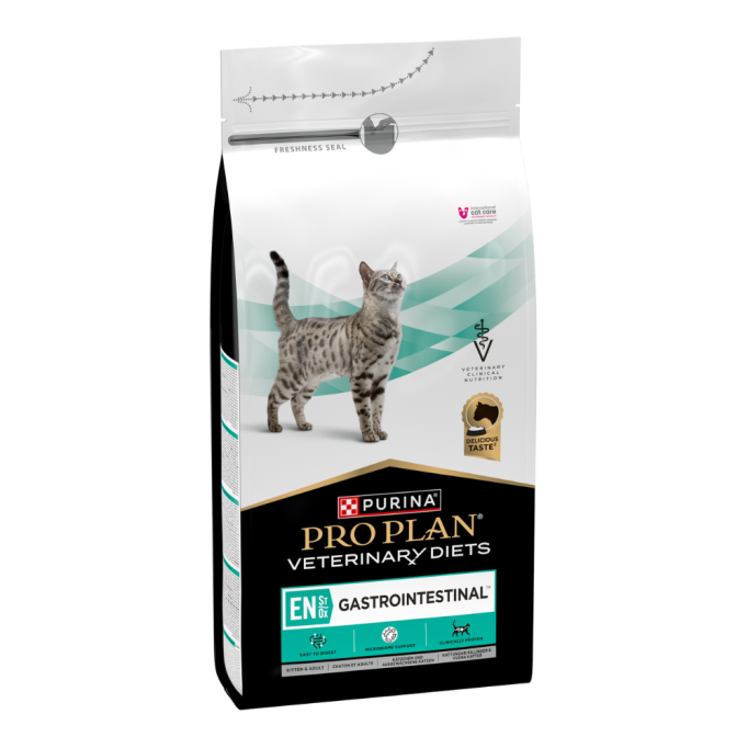 Purina Pro Plan Veterinary Diets EN Gastrointestinal Дієтичний сухий корм для дорослих котів та кошенят при порушеннях роботи ШКТ 400г