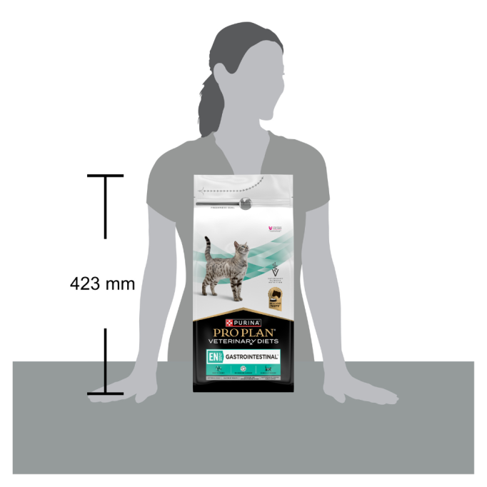 Purina Pro Plan Veterinary Diets EN Gastrointestinal Дієтичний сухий корм для дорослих котів та кошенят при порушеннях роботи ШКТ 1,5кг